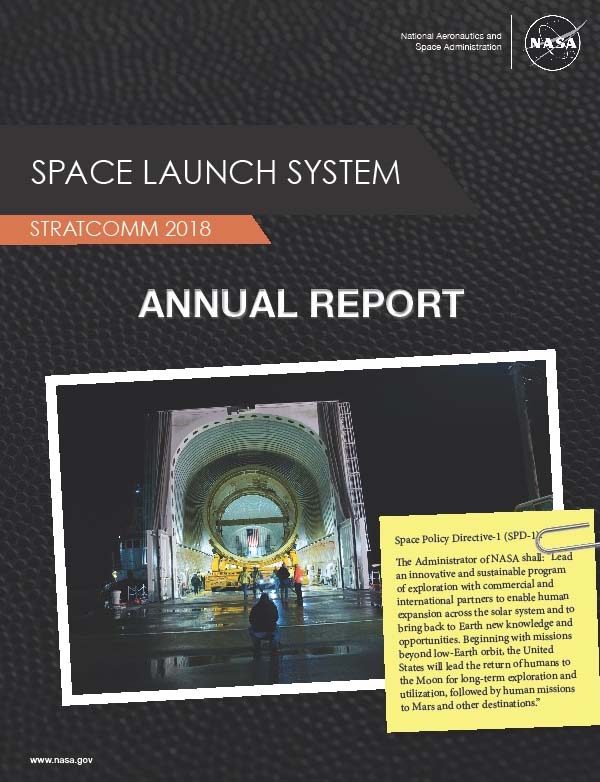 The cover of the 2018 SLS Stratcomm annual report